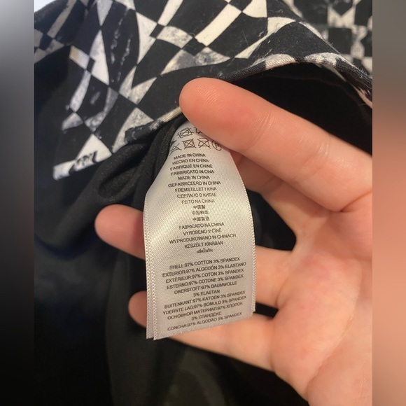 Micheal Kors Black&White Bodycon Dress Size 4 - Picture 6 of 8